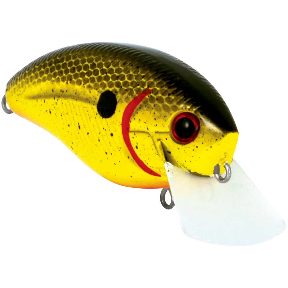 Howeller DMC SQ Square Bill Crankbait – EBS MultiTouch 3-Sound Technology | Color: Guntersville Craw Spring Yellow
