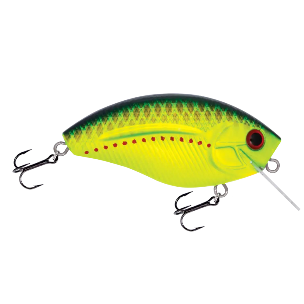 Howeller DMC SQ Square Bill Crankbait – EBS MultiTouch 3-Sound Technology | Color: Guntersville Craw Spring Yellow