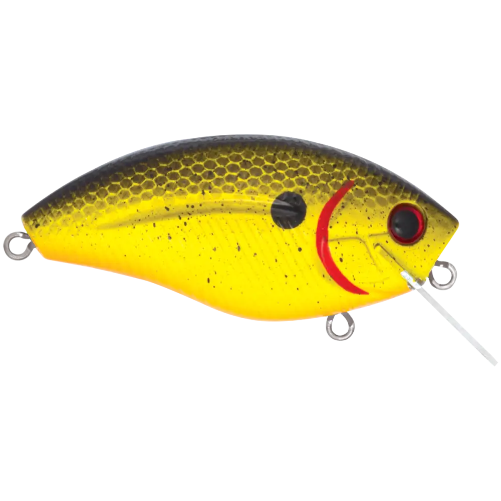Howeller DMC SQ Square Bill Crankbait – EBS MultiTouch 3-Sound Technology | Color: Guntersville Craw Spring Yellow