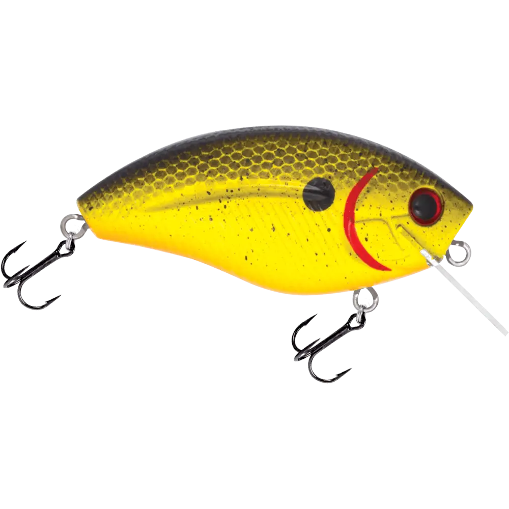 Howeller DMC SQ Square Bill Crankbait for Bass – EBS Sound | Bassmaster Classic Design | Color: Spring Craw