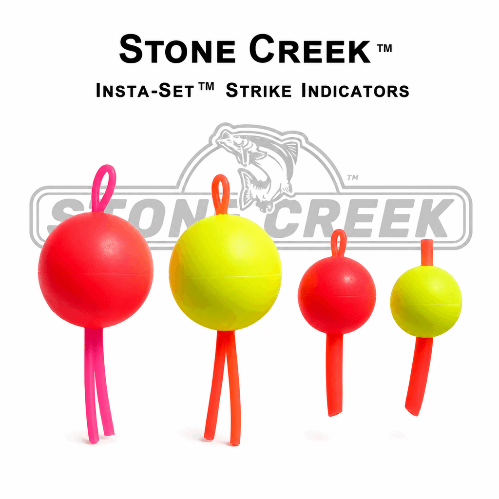 Insta-Set Strike Indicators | Size: Small Medium Large | Color: Orange Yellow - Fishing Bite