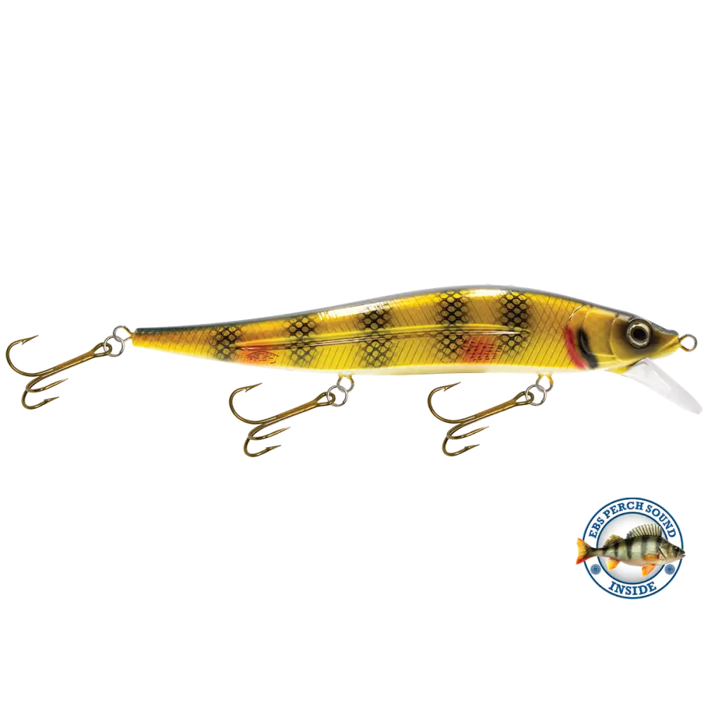 JerkMaster 10’’ Deep-Diving Jerkbait – EBS Sound Technology | Color & Sound: Blue Shiner / Perch Chaos / Cisco Fire Ice