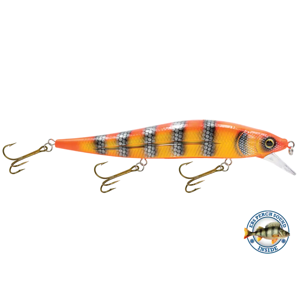 JerkMaster 10’’ Deep-Diving Jerkbait – EBS Sound Technology | Color & Sound: Blue Shiner / Perch Chaos / Cisco Fire Ice