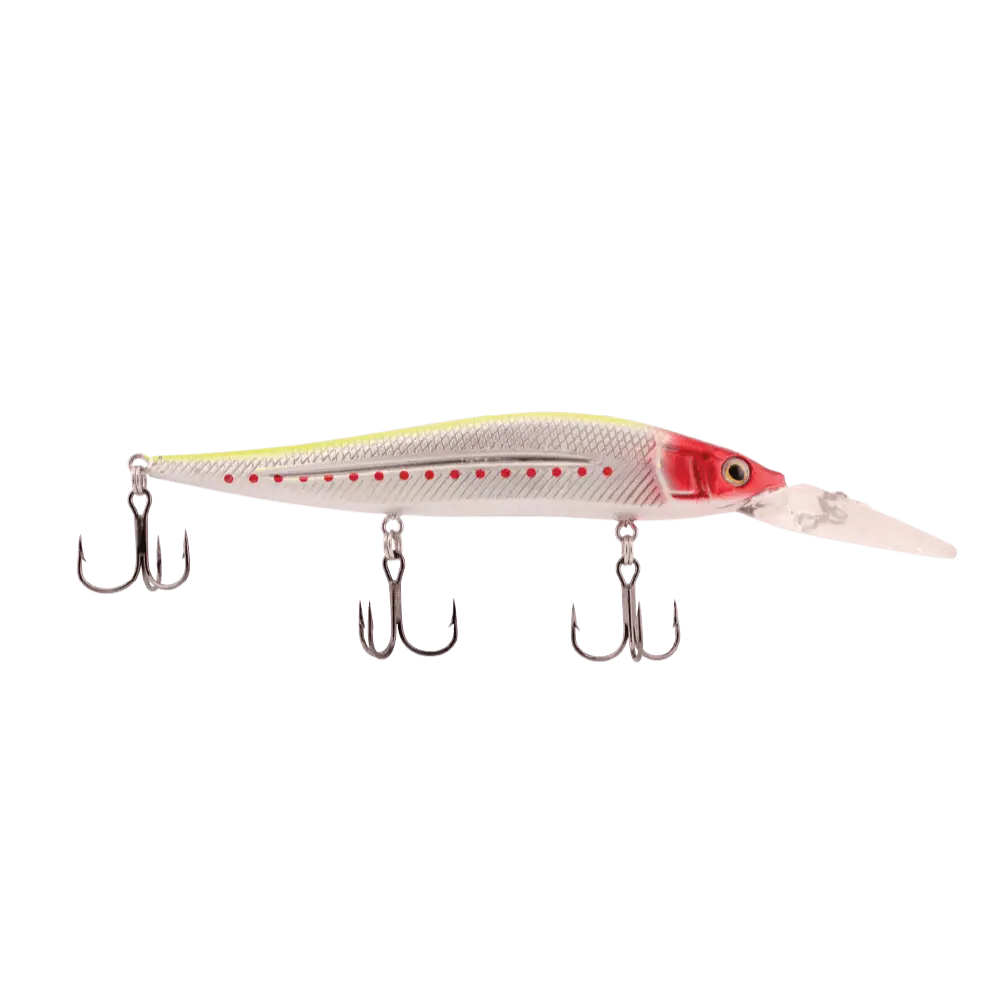 Jerkmaster 121 Deep Plus Slow-Sinking Jerkbait – EBS Sound Technology | color: Nashville Shad Gilly Smooth Cali Gold