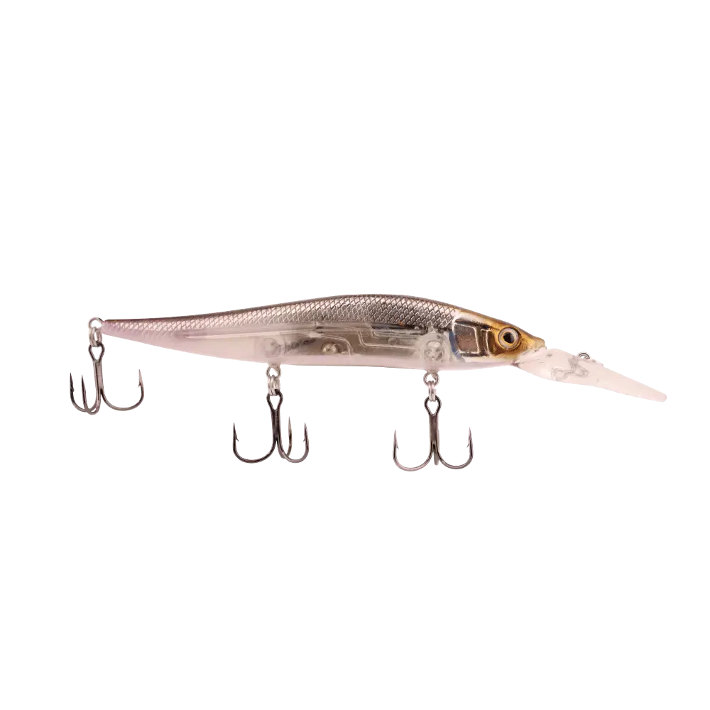 Jerkmaster 121 Deep Plus Slow-Sinking Jerkbait – EBS Sound Technology | color: Nashville Shad Gilly Smooth Cali Gold