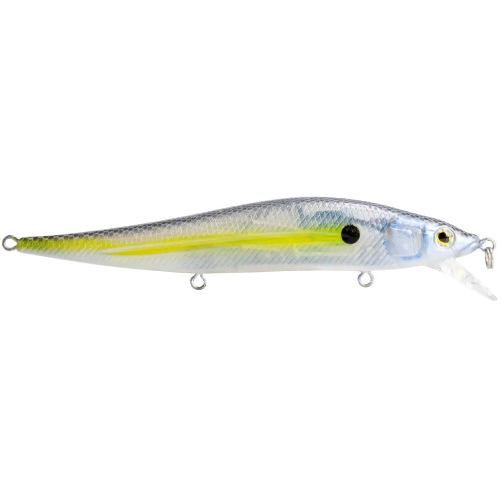 JerkMaster 121 Slow-Sinking Jerkbait for Bass – EBS MultiTouch | Designed by Hank Cherry | Color: Pro Green Beauty Shad