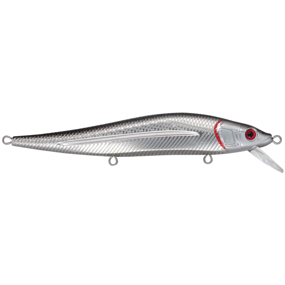 JerkMaster 121 Slow-Sinking Jerkbait for Bass – EBS MultiTouch | Designed by Hank Cherry | Color: Pro Green Beauty Shad