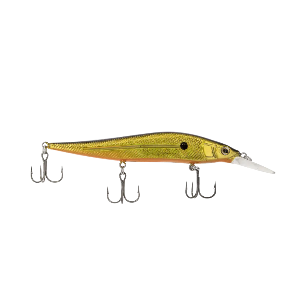 JerkMaster 121D “Cherry Picker” Deep-Diving Jerkbait – EBS Sound Technology | Color: Chrome XXX Shad Beauty Bluetreuse