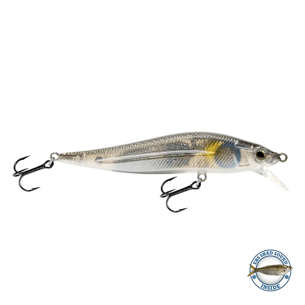 JerkMaster Jr. FW Slow-Sink Jerkbait – EBS Sound Technology | Color: Chartreuse Shad Blue Pearl Pro Money Clown Beauty