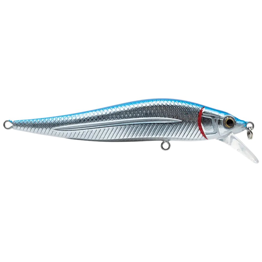 JerkMaster Jr. FW Slow-Sink Jerkbait – EBS Sound Technology | Color: Chartreuse Shad Blue Pearl Pro Money Clown Beauty