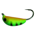 K&E Tackle Skandia Tungsten Moon Jig, Ice Fishing Wide-Gap Hook