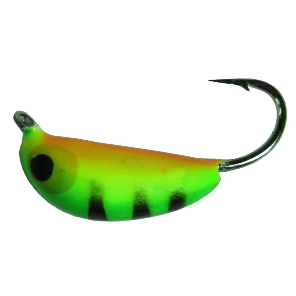K&E Tackle Skandia Tungsten Moon Jig, Ice Fishing Wide-Gap Hook