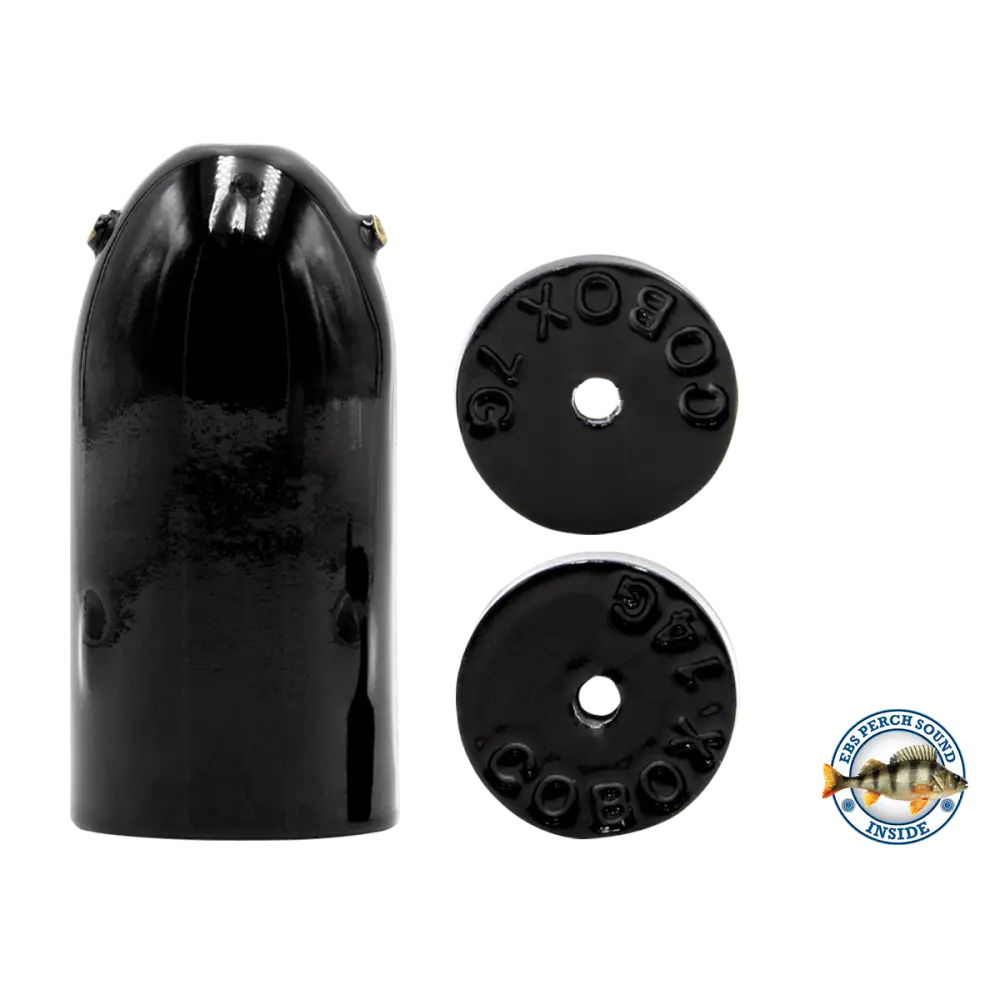 Livingston Bullet Predator Inline EBS Sound Caller – Add to Any Rig | Color & Sound: Chartreuse Black / Perch Blue