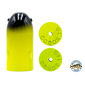 Livingston Bullet Predator Inline EBS Sound Caller – Add to Any Rig | Color & Sound: Chartreuse Black / Perch Blue