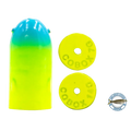 Livingston Bullet Tournament Inline EBS Sound Caller – Add to Any Bait or Rig | Color: Chartreuse Sunrise Shad Blue