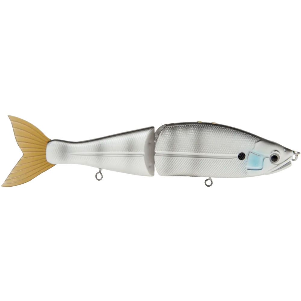 Livingston Lures B Venom 8’’ – EBS Variable-Depth Glide Swimbait | 4.17oz | Color: Clearwater Shad Real Chartreuse Blue