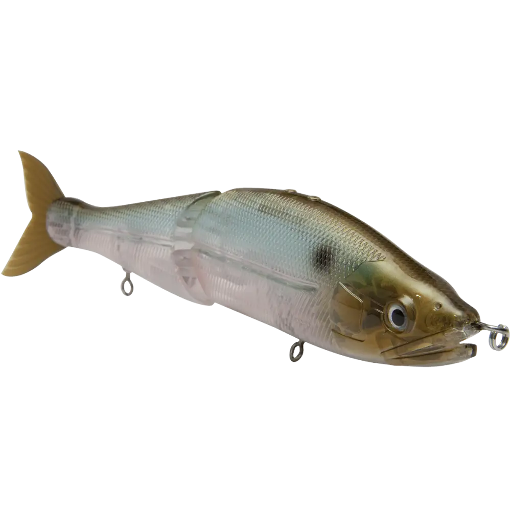 Livingston Lures B Venom 8’’ – EBS Variable-Depth Glide Swimbait | 4.17oz | Color: Clearwater Shad Real Chartreuse Blue