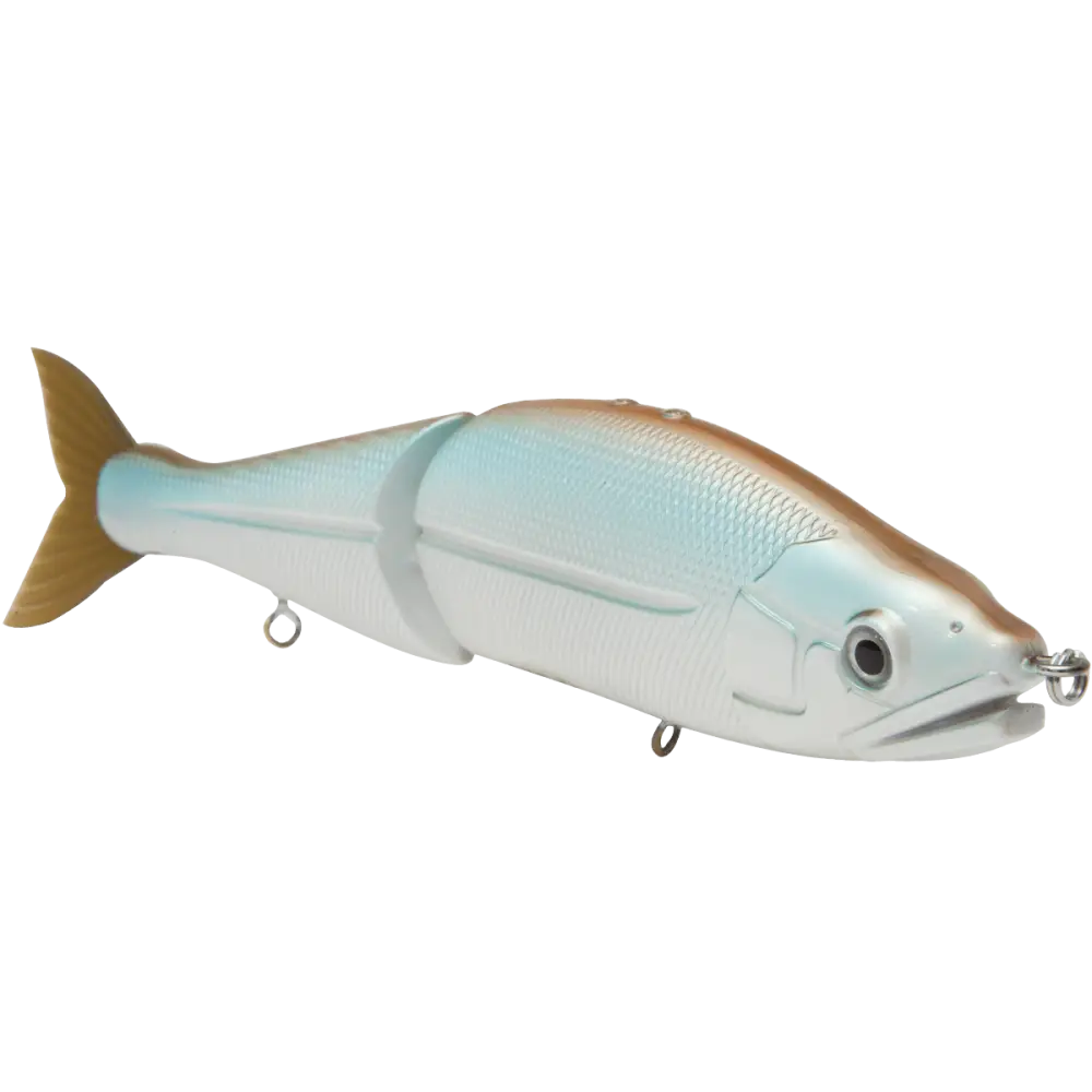 Livingston Lures B Venom 8’’ – EBS Variable-Depth Glide Swimbait | 4.17oz | Color: Clearwater Shad Real Chartreuse Blue