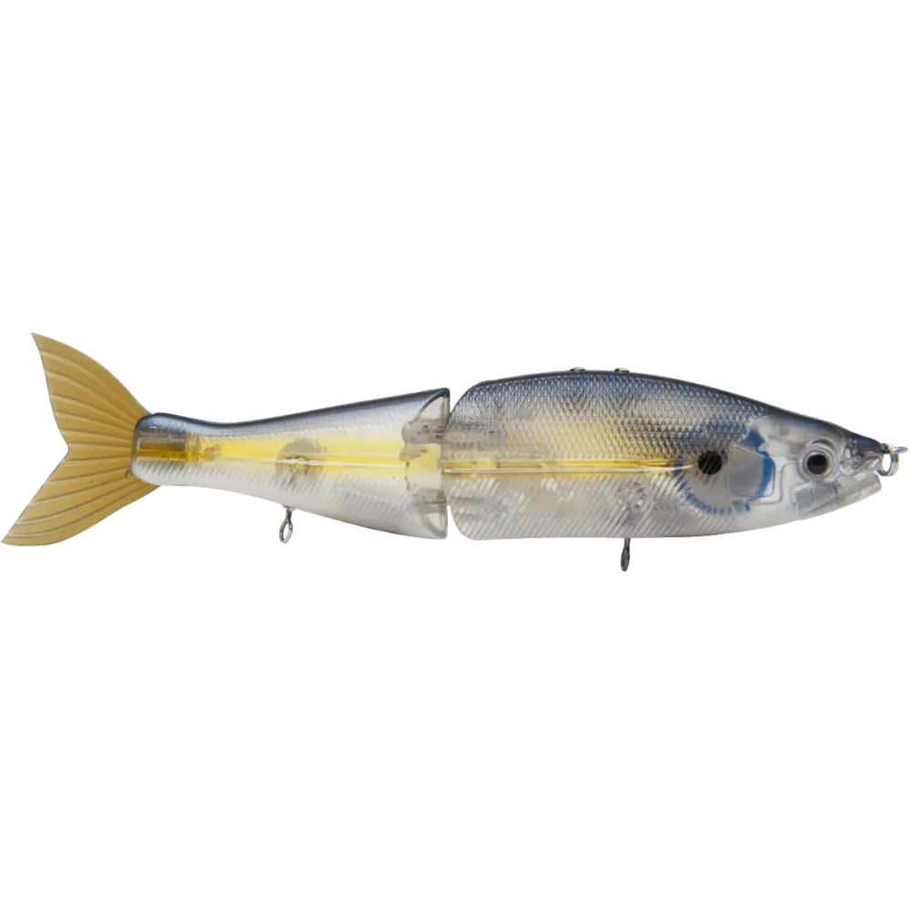 Livingston Lures B Venom 8’’ – EBS Variable-Depth Glide Swimbait | 4.17oz | Color: Clearwater Shad Real Chartreuse Blue