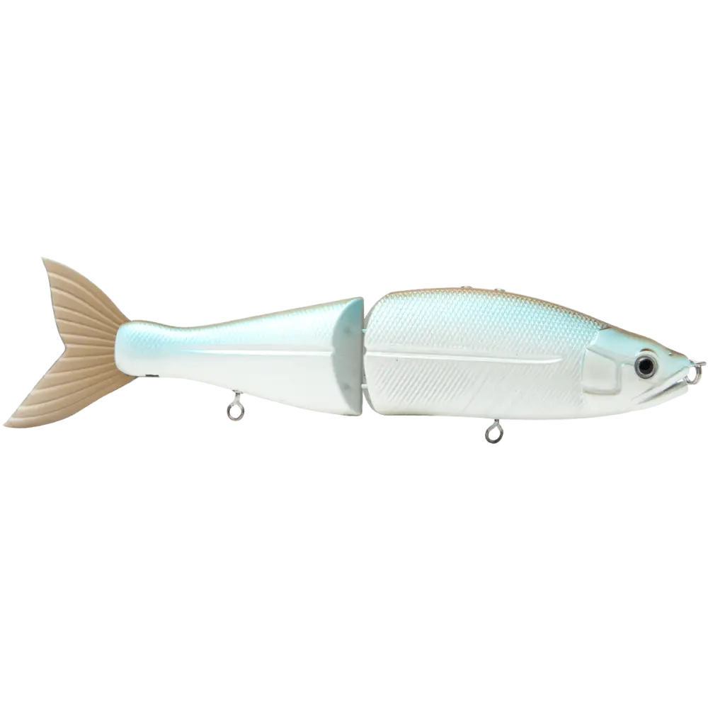 Livingston Lures B Venom 8’’ – EBS Variable-Depth Glide Swimbait | 4.17oz | Color: Clearwater Shad Real Chartreuse Blue
