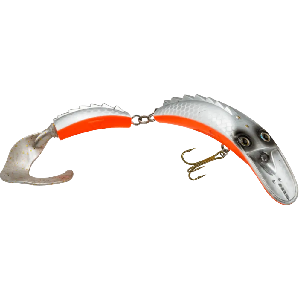 Livingston Lures Dirty Dancer 7’’ – EBS Jointed Crankbait for Tiger Muskie & Pike | Color Sound: Orange Matte