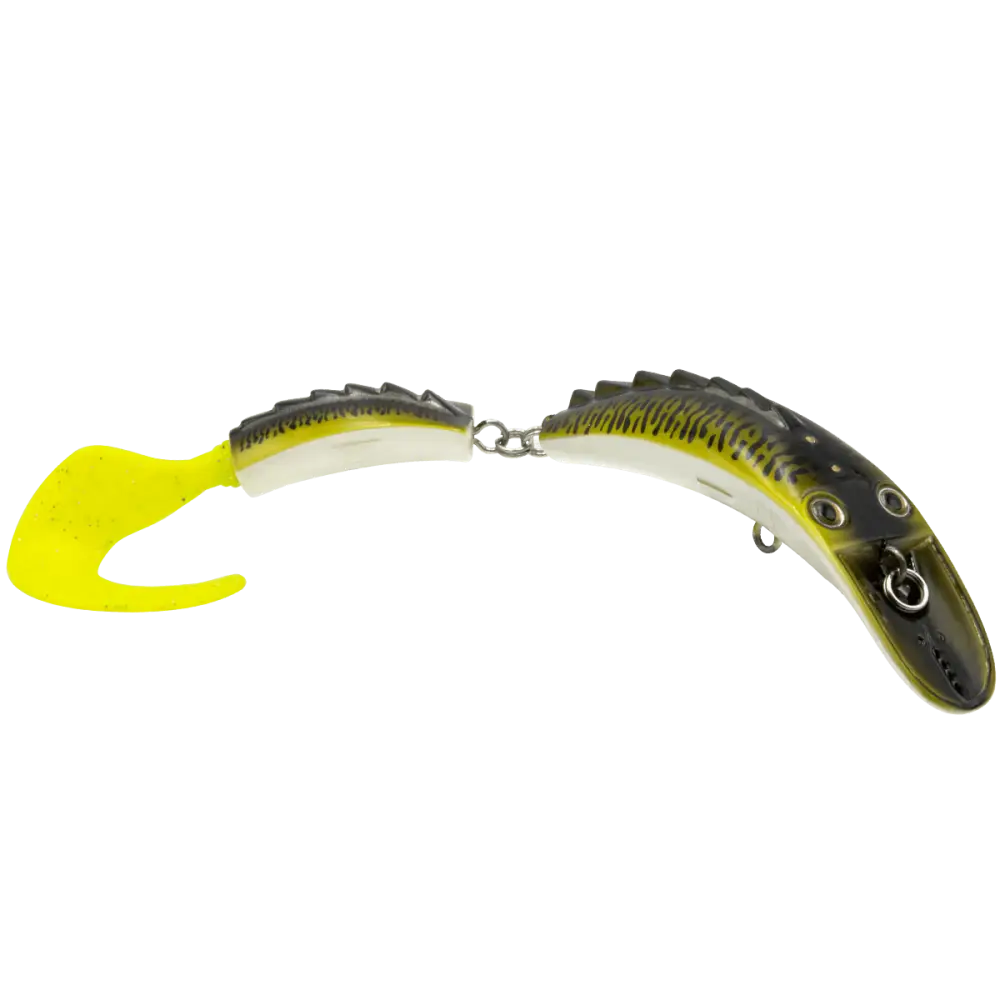 Livingston Lures Dirty Dancer 7’’ – EBS Jointed Crankbait for Tiger Muskie & Pike | Color Sound: Orange Matte
