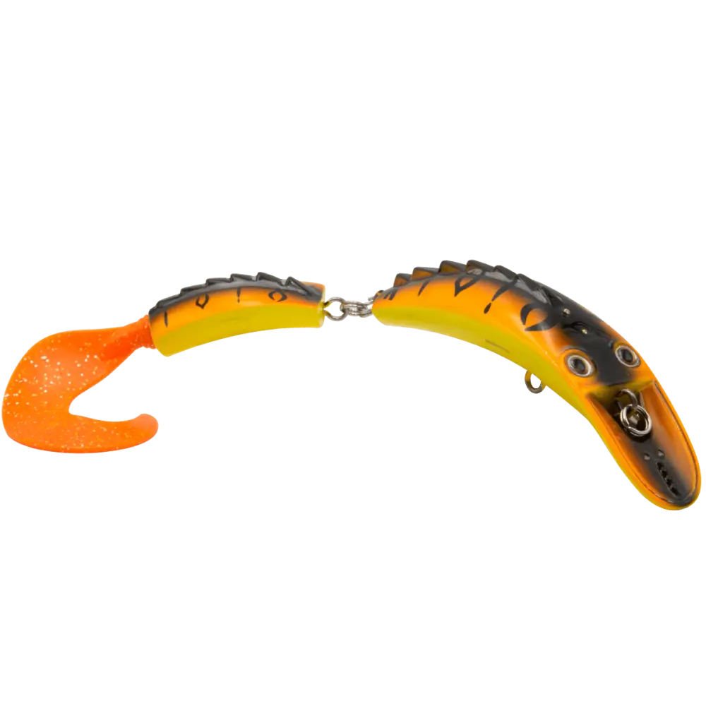 Livingston Lures Dirty Dancer 7’’ – EBS Jointed Crankbait for Tiger Muskie & Pike | Color Sound: Orange Matte