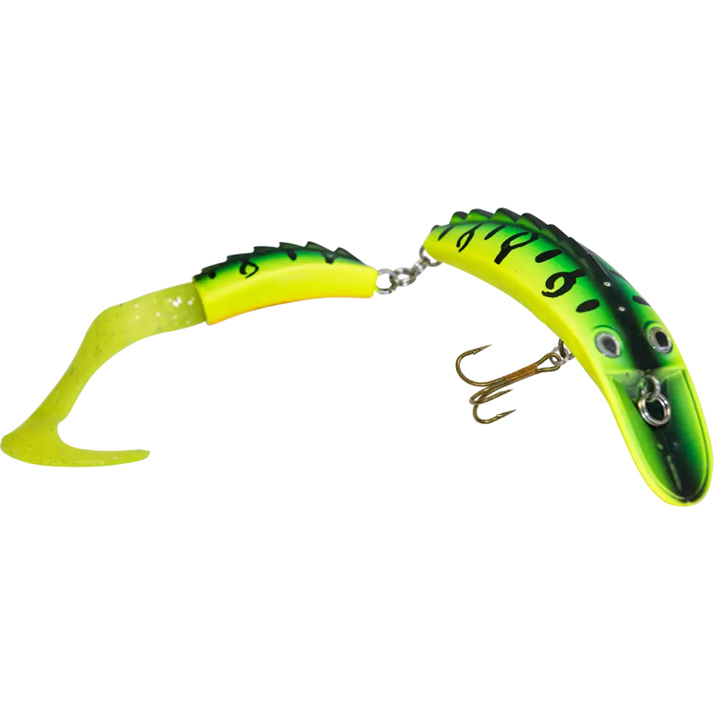 Livingston Lures Dirty Dancer 7’’ – EBS Jointed Crankbait for Tiger Muskie & Pike | Color Sound: Orange Matte
