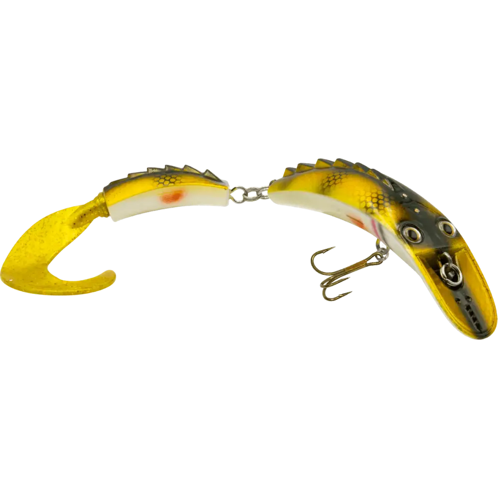 Livingston Lures Dirty Dancer 7’’ – EBS Jointed Crankbait for Tiger Muskie & Pike | Color Sound: Orange Matte