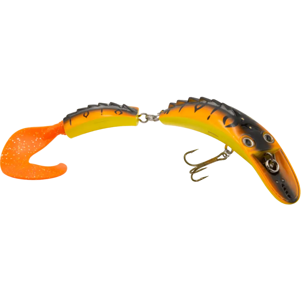Livingston Lures Dirty Dancer 7’’ – EBS Jointed Crankbait for Tiger Muskie & Pike | Color Sound: Orange Matte