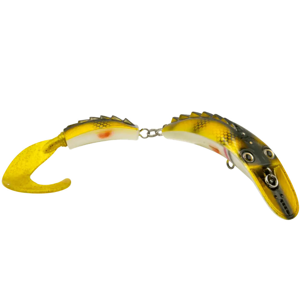 Livingston Lures Dirty Dancer 7’’ – EBS Jointed Crankbait for Tiger Muskie & Pike | Color Sound: Orange Matte