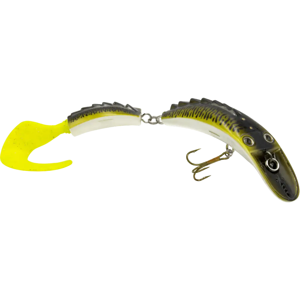 Livingston Lures Dirty Dancer 7’’ – EBS Jointed Crankbait for Tiger Muskie & Pike | Color Sound: Orange Matte
