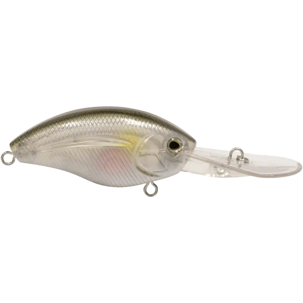 Livingston Lures Howeller DMC Plus – EBS Crankbait | 2.6’’ /.68oz | 10’ Depth | Color: AYU Chartreuse Shad Splatter