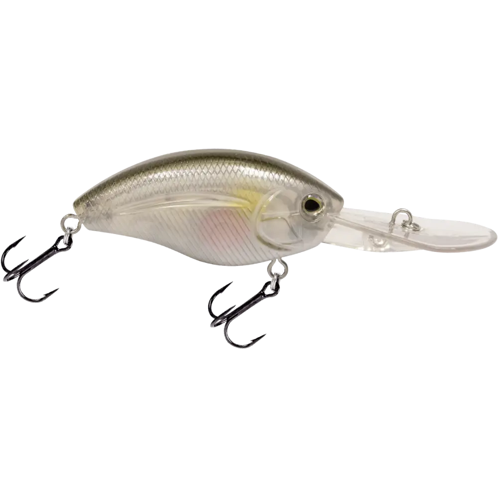 Livingston Lures Howeller DMC Plus – EBS Crankbait | 2.6’’ /.68oz | 10’ Depth | Color: AYU Chartreuse Shad Splatter