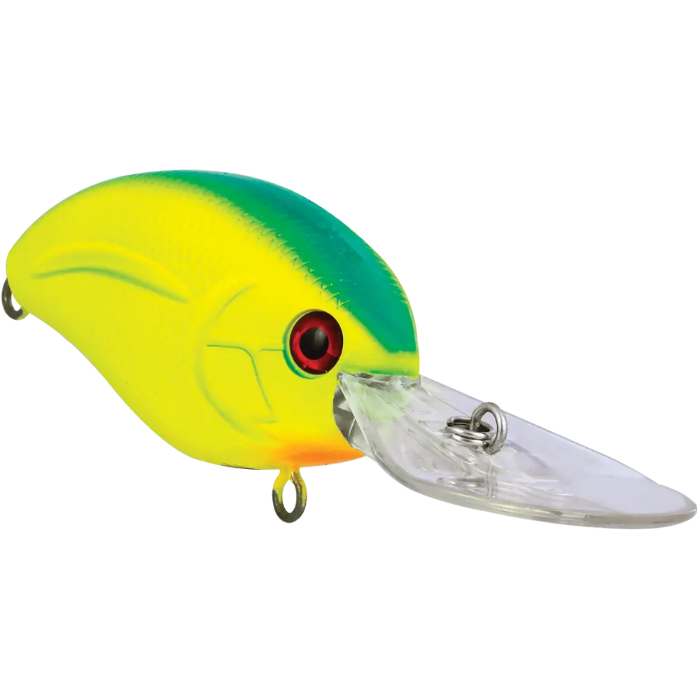 Livingston Lures Howeller DMC Plus – EBS Crankbait | 2.6’’ /.68oz | 10’ Depth | Color: AYU Chartreuse Shad Splatter