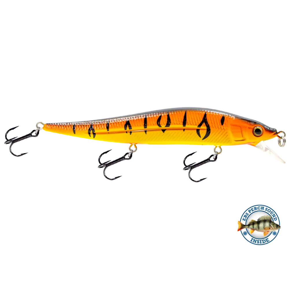 Livingston Lures JerkMaster 121C – EBS Slow-Sink Jerkbait for Bass | Color: Beauty Shad Chartreuse Blue Back Chrome