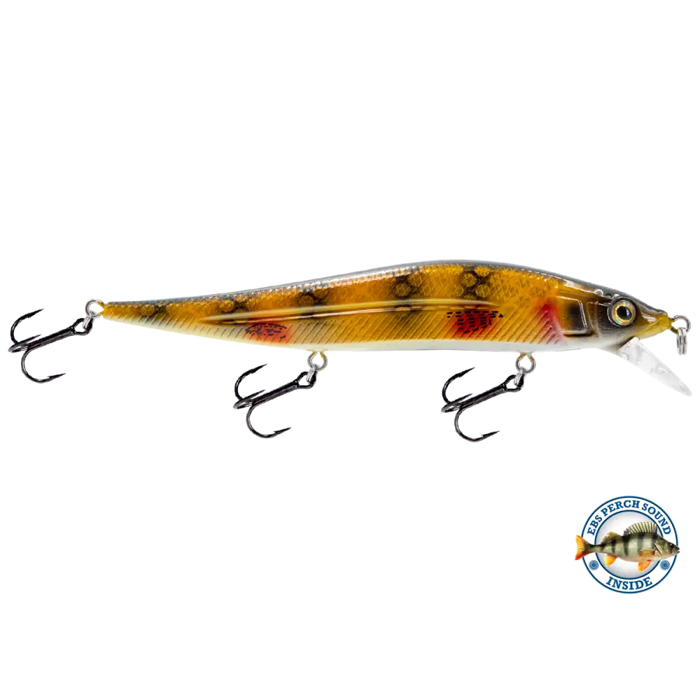Livingston Lures JerkMaster 121C – EBS Slow-Sink Jerkbait for Bass | Color: Beauty Shad Chartreuse Blue Back Chrome