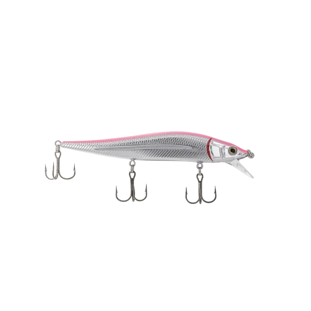 Livingston Lures JerkMaster 121C – EBS Slow-Sink Jerkbait for Bass | Color: Beauty Shad Chartreuse Blue Back Chrome