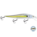 Livingston Lures JerkMaster 121C – EBS Slow-Sink Jerkbait for Bass | Color: Beauty Shad Chartreuse Blue Back Chrome