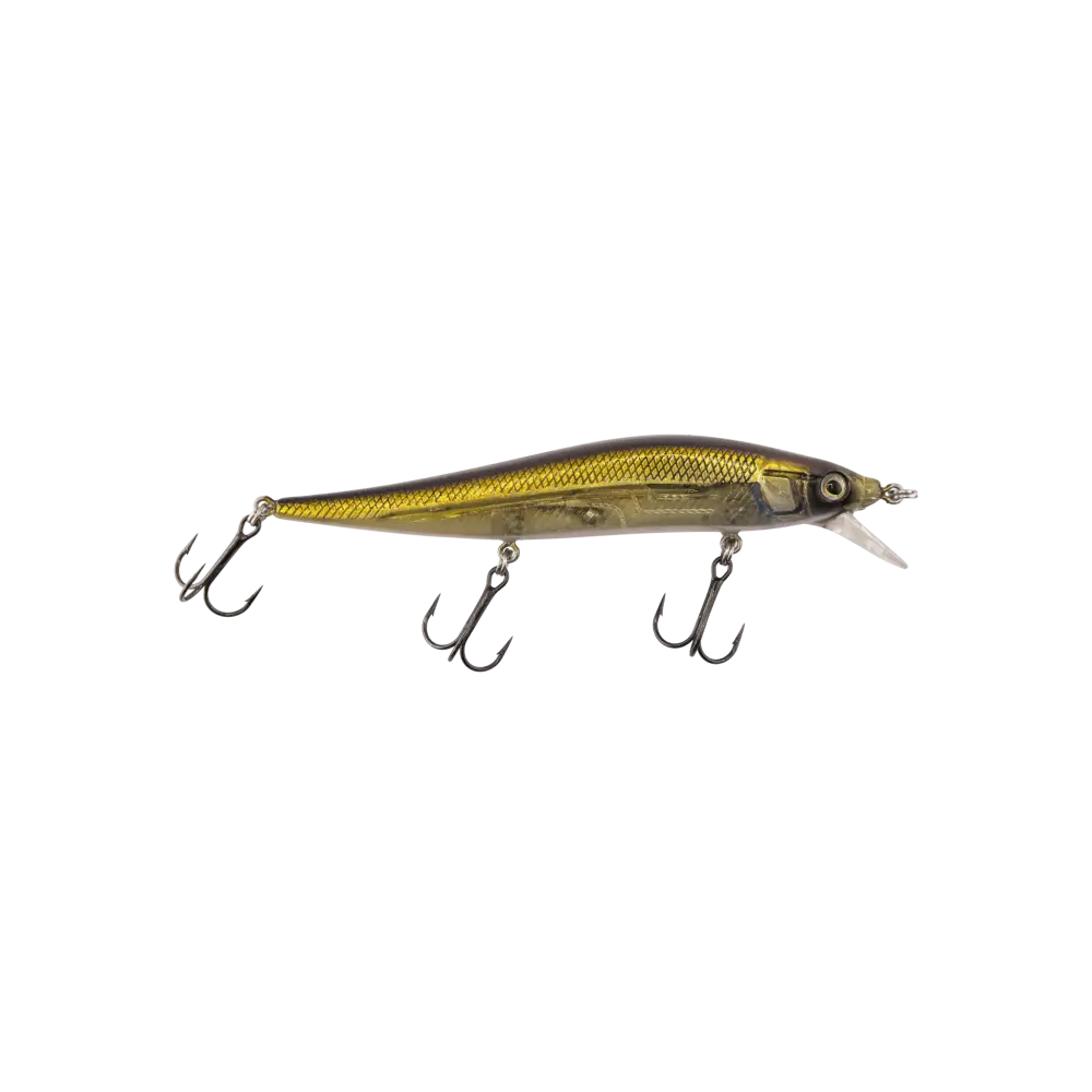 Livingston Lures JerkMaster 121C – EBS Slow-Sink Jerkbait for Bass | Color: Beauty Shad Chartreuse Blue Back Chrome
