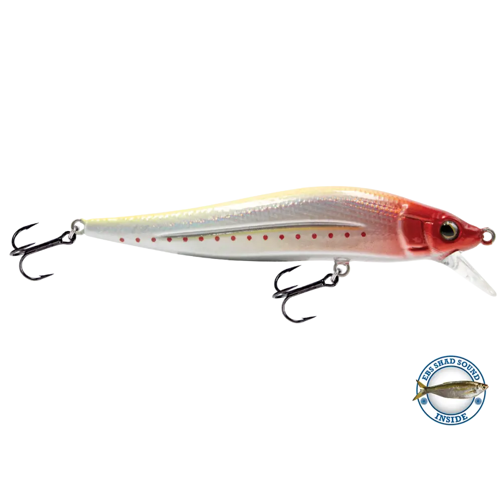 Livingston Lures JerkMaster Jr. – EBS Slow-Sink Jerkbait | 3.86’’ /.41oz | Monster Mike Series | Color: Chartreuse Shad