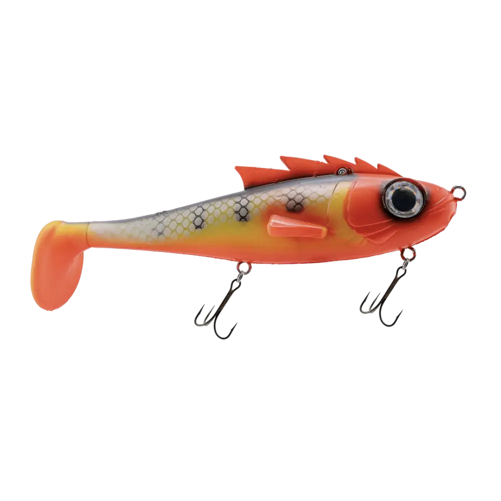 Livingston Lures Mustang – EBS Predator Swimbait for Musky & Pike | Color: Walleye BB Perch Krappy Disco Shad Sexiest