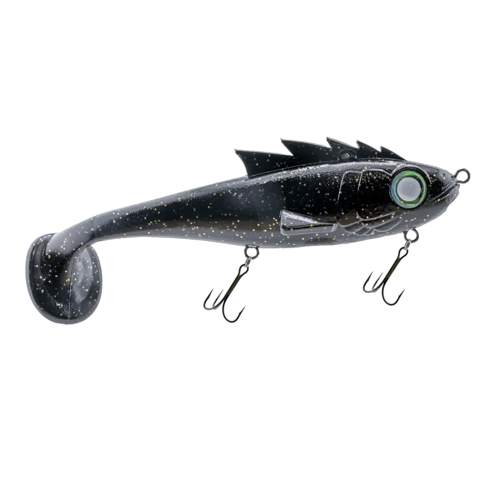 Livingston Lures Mustang – EBS Predator Swimbait for Musky & Pike | Color: Walleye BB Perch Krappy Disco Shad Sexiest