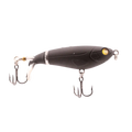 Livingston Lures Plopmaster – EBS Topwater Plopper for Bass | Color: Matte Black Bone Shad Chrome Herring Giilly