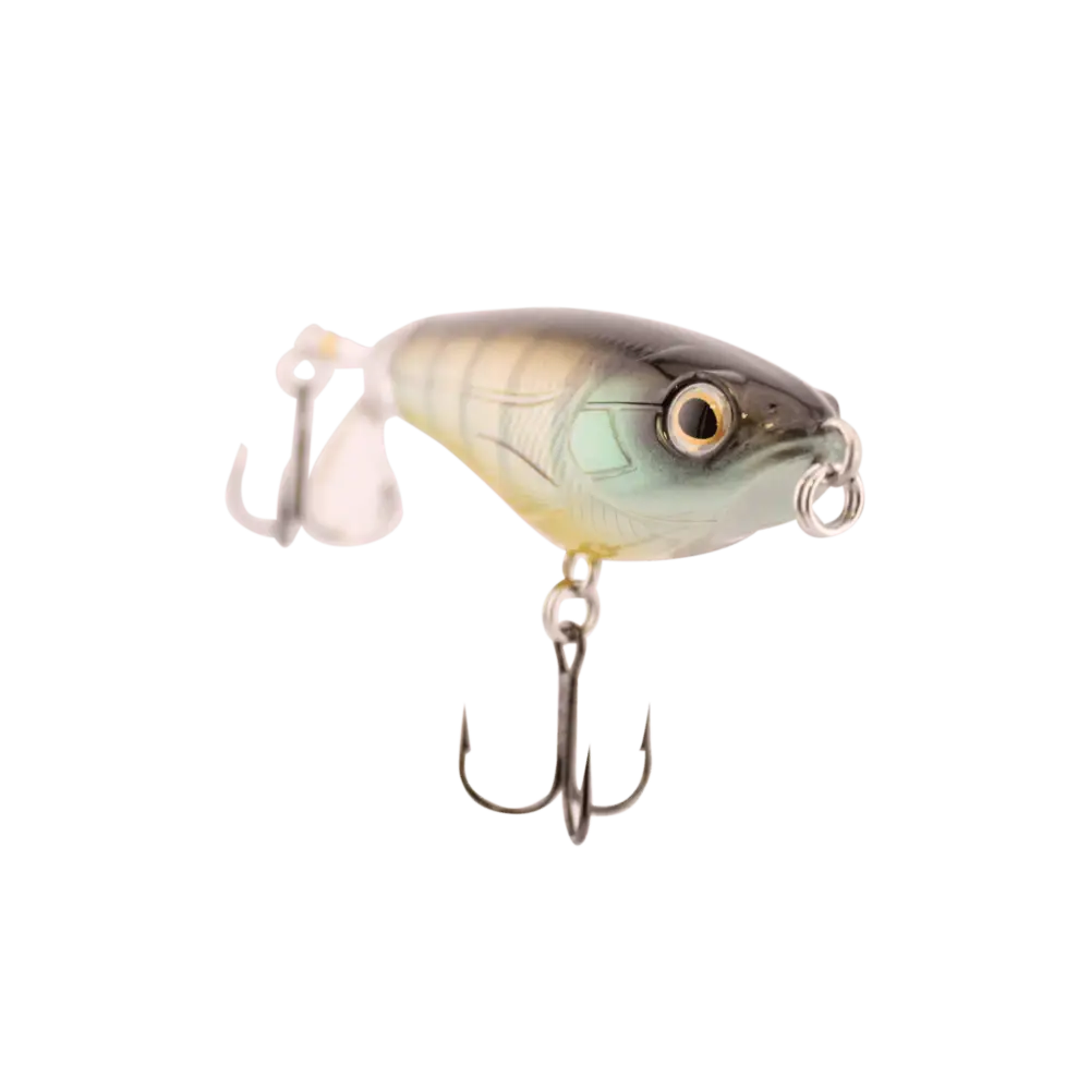 Livingston Lures Plopmaster – EBS Topwater Plopper for Bass | Color: Matte Black Bone Shad Chrome Herring Giilly
