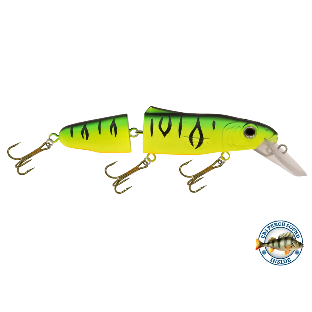 Livingston Lures Pounder – EBS Jointed Crankbait for Musky & Pike | Color Sound: Whitefish / Herring Sound Crappie