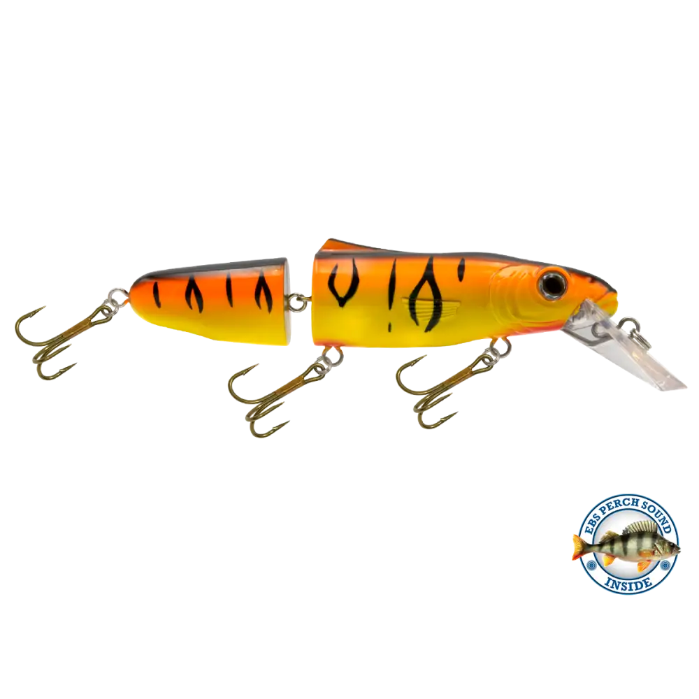 Livingston Lures Pounder – EBS Jointed Crankbait for Musky & Pike | Color Sound: Whitefish / Herring Sound Crappie