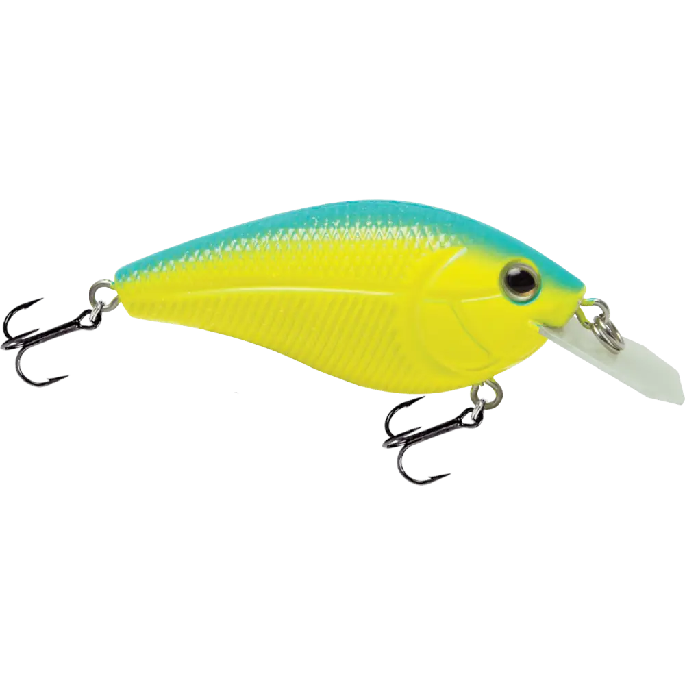 Livingston Lures Primetyme CB 1.5 – EBS Coffin Bill Crankbait for Bass | Color: Baby Chartreuse Shad Tennessee Melon