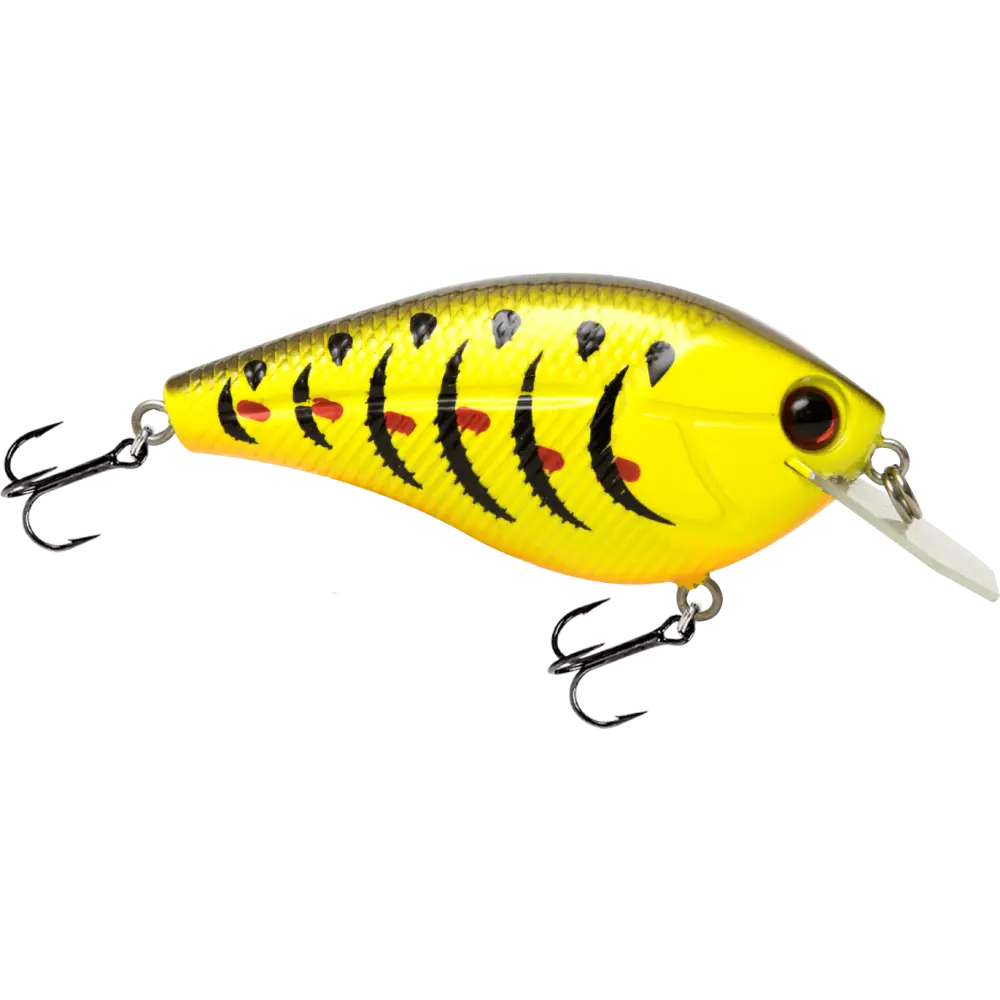 Livingston Lures Primetyme CB 1.5 – EBS Coffin Bill Crankbait for Bass | Color: Baby Chartreuse Shad Tennessee Melon