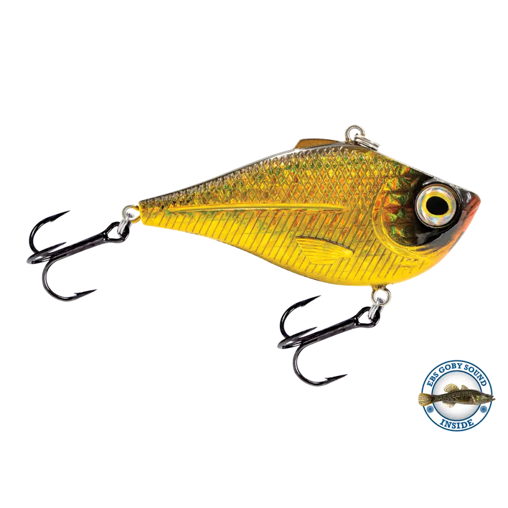 Livingston Lures Pro Ripper Magnum – 1 oz EBS Lipless Crankbait for Bass | Color: Chartreuse Shad Black Back Chrome